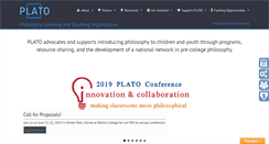 Desktop Screenshot of plato-philosophy.org